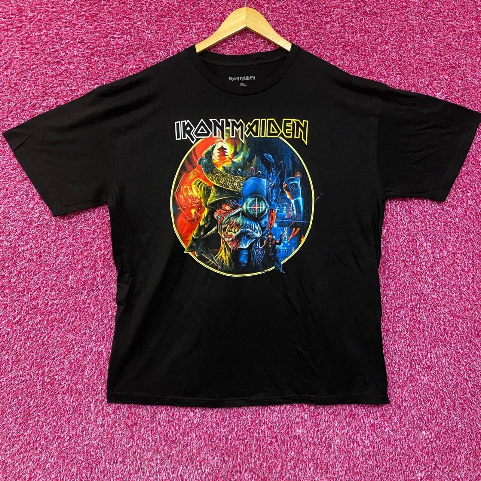 Футболка Iron Maiden The Future Past Tour  23 с круглым принтом 4XL