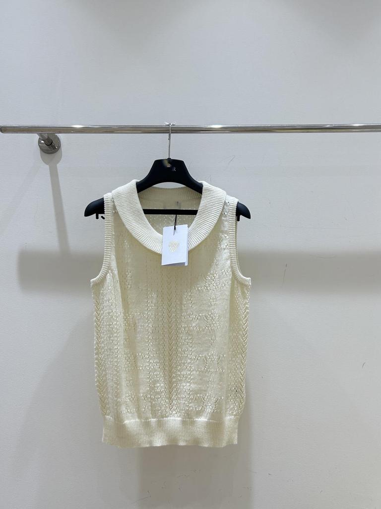 Versatile Solid Color Women's Knitted Sleeveless Tank Top - Summer Edition