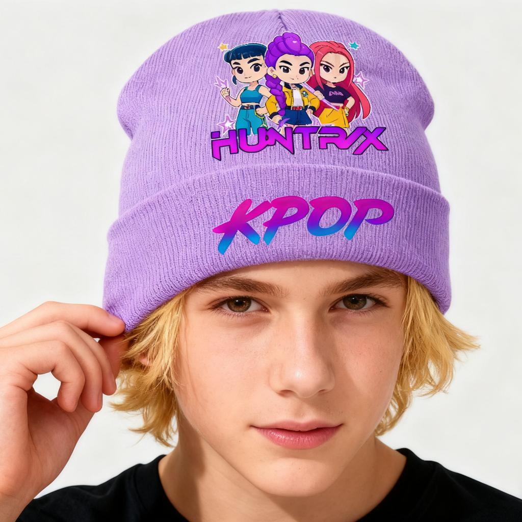 Group Surrounding Knitted Hat And Winter Wool Hat Outdoor Warm Wool Hat Couple Hat