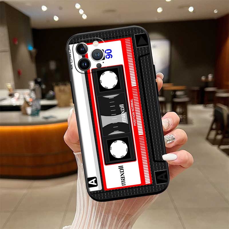 

Cassette Vintage Tape Case for Samsung Galaxy M06 M15 M16 M35 M55 M56 A36 A42 A50 A50S A51 A52 A32 A33 A05 A05S A06 A16 A20 Galaxy A42 5G