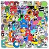100pcs Alfabeto Lore Poppy Roblox Adesivo Impermeável Decoração Presente Educacional para Bebê