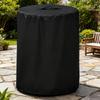 Outdoor Heater Cover Oxford Fabric Drawstrings Protector With Secure Fastening Round Patio Fire Pit Covers For Yards Porches