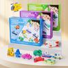 Animal Alphabet Wooden Blocks Educational Puzzle Toy Preschool Development Skill