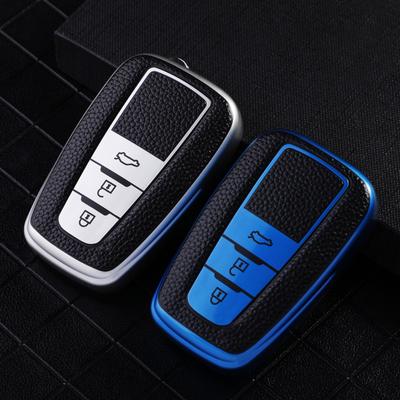 Leder TPU Auto Fernbedienung Schlüsselhülle Abdeckung Schale Für Toyota Corolla Camry Land Cruiser Prado Prius CHR C-HR RAV4 Altis Zubehör