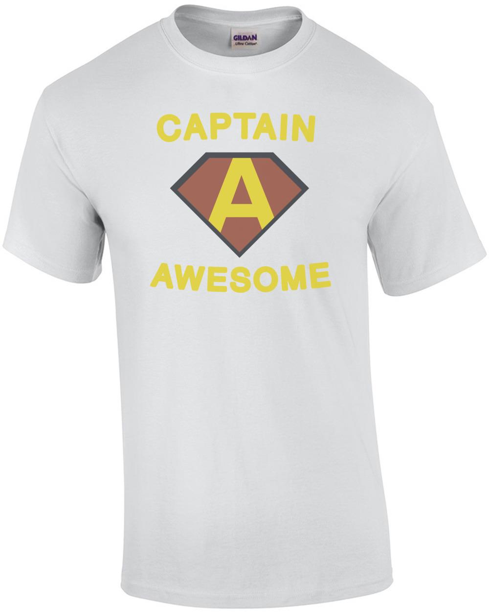 Captain Awesome T-shirt Unisex T-Shirt L