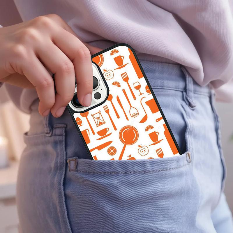 Baking Cooking Utensils Chef Phone Case For iPhone 17 Air 15 16e 14 13 Pro Max Coque 12 11 Pro Max PLUS cover