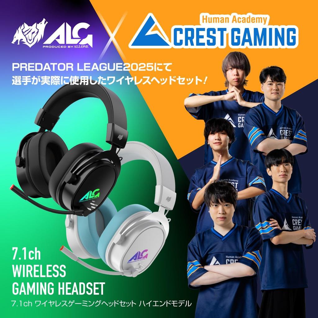 Allone Wireless Gaming X 10 X 22 Cm X 4 X Compatible with and Noise Voice Soft Ear Adjustable Head Arm 7.1-Channel Headset, Black, 17.5 (7.5 9.8