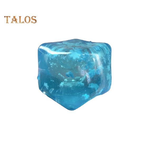 

Сжимаемые мячи для снятия стресса для детей и взрослых, кубики льда, сенсорная сжимаемая игрушка, эластичная игрушка для снятия стресса и беспокойства в классе синий/белый