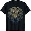 Dragon Sculpture Tree Animal Mandala Art Dragon T-Shirt