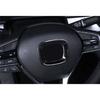 Fit For Honda Accord 10th 2018- Black Steel Steering Wheel Center Cover Trim