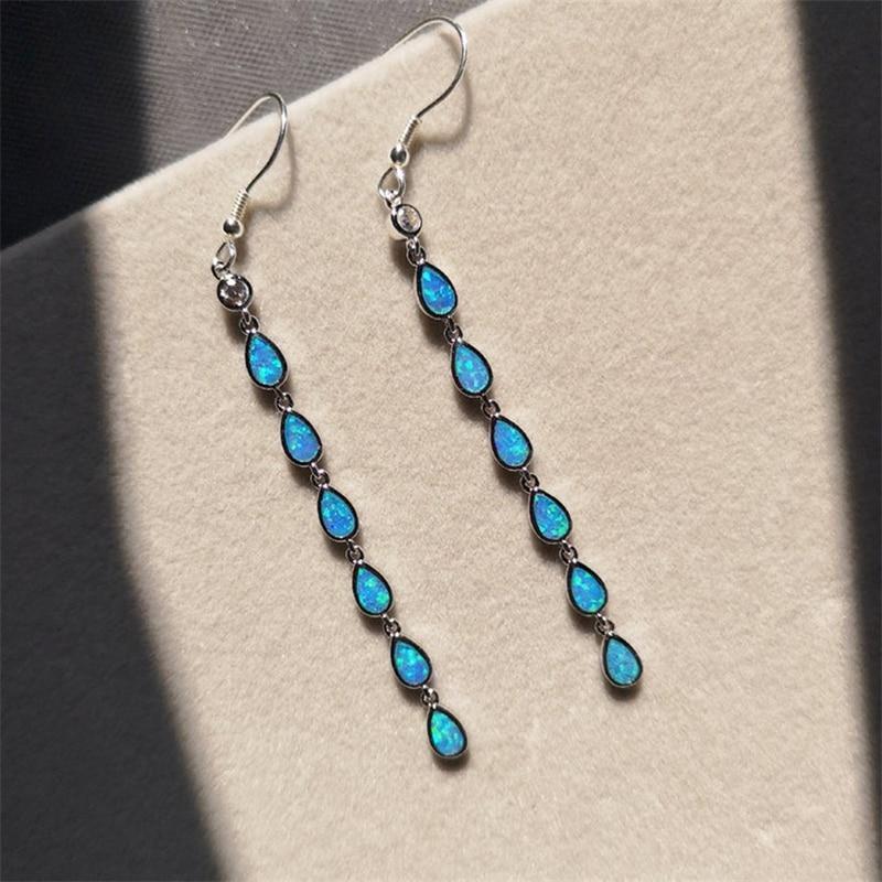 

Модные длинные висячие серьги Fdlk Boho, винтажные серьги с каплями воды, женские ювелирные изделия для свадебной вечеринки