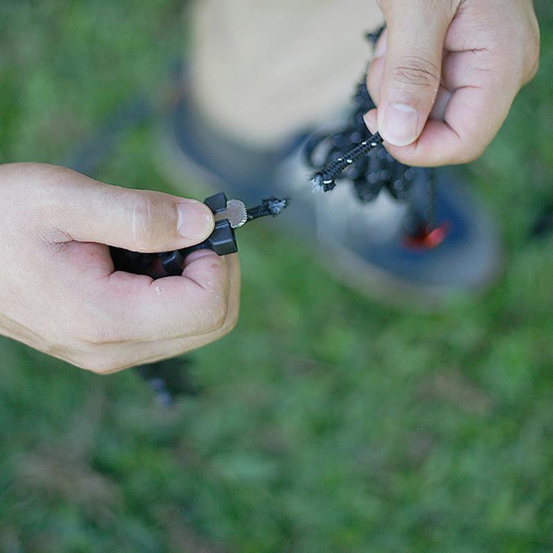 5 In 1 Paracord Outdoor Survival Bracelet Multi-Function Camping Rescue Bangles Compass Fire Rod Whistle Paracord Scraper