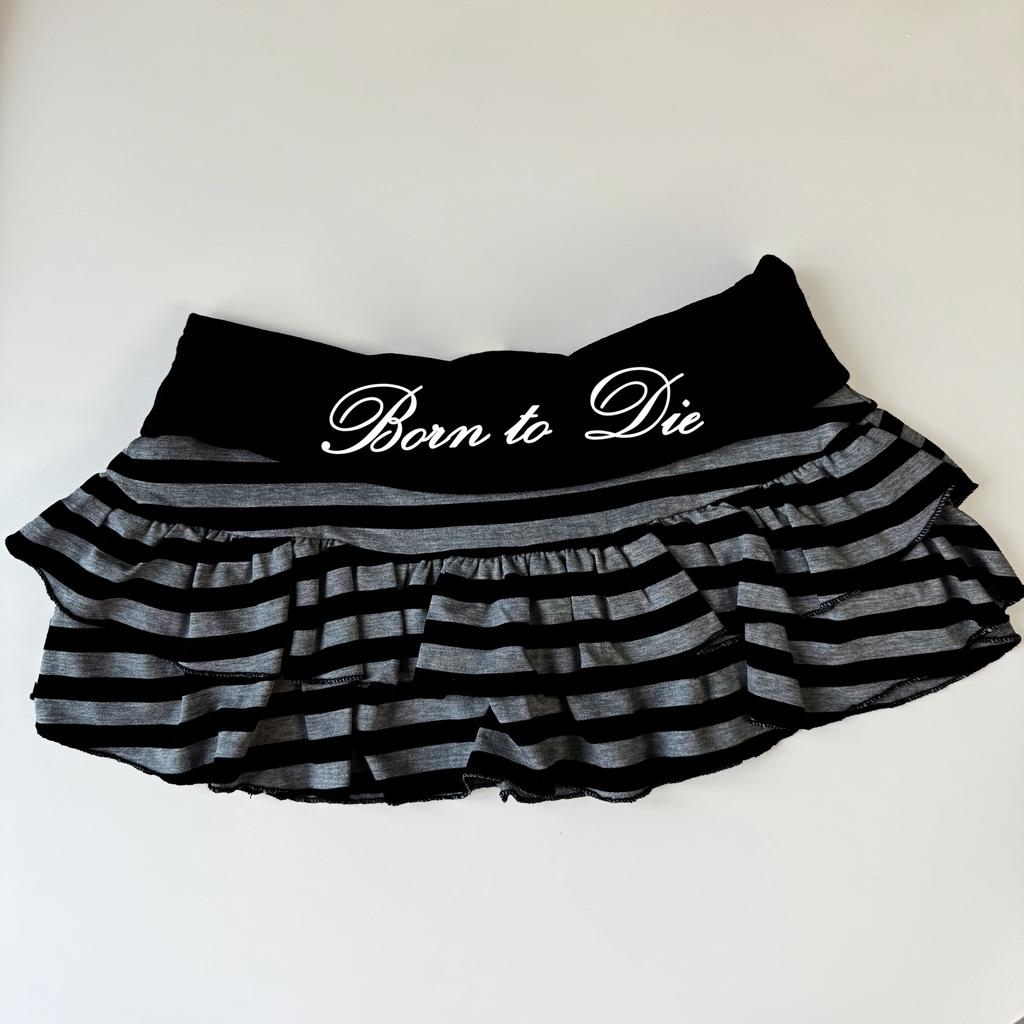 Cute sweet millennium Spice Girls lace mini skirt Trendy elegant Vintage Harajuku skirt subculture fashionable female Slim skirt