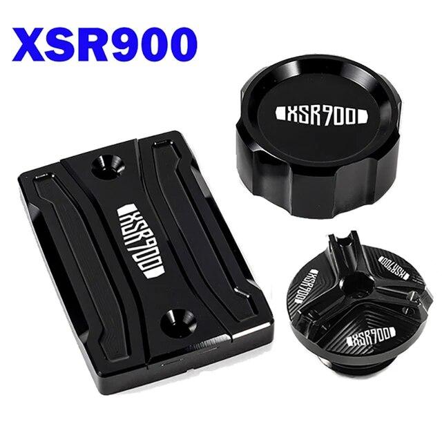 For Yamaha XSR900 XSR700 XSR 900 700 2014- Motorcycle CNC Front Rear Brake Fluid Reservoir Cover Engine Oil Filler Cap