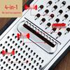 Multi-Purpose Stainless Steel Peeler, Grater, Slicer & Shredder for Vegetables, Garlic, Cheese, and Potatoes