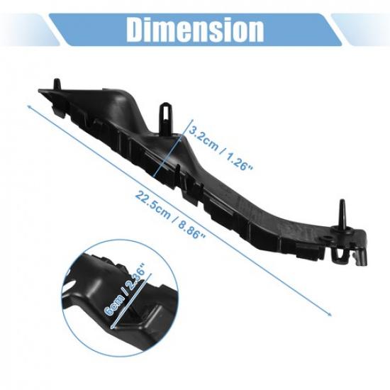 Front LH RH Bumper Bracket No.BB5Z17E814B TWO for Ford Explorer