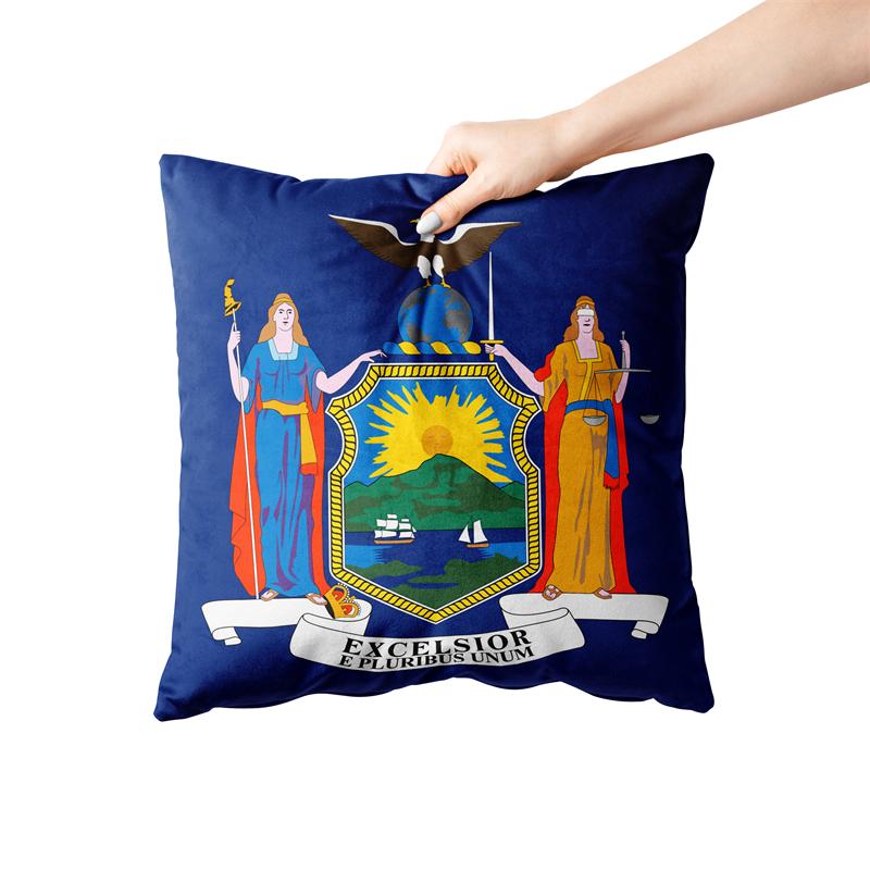 Aertemisi 18'' X 18'' New York Square Throw Pillow Cushion Covers Cases Pillowcases For Sofa 45Cm X 45Cm