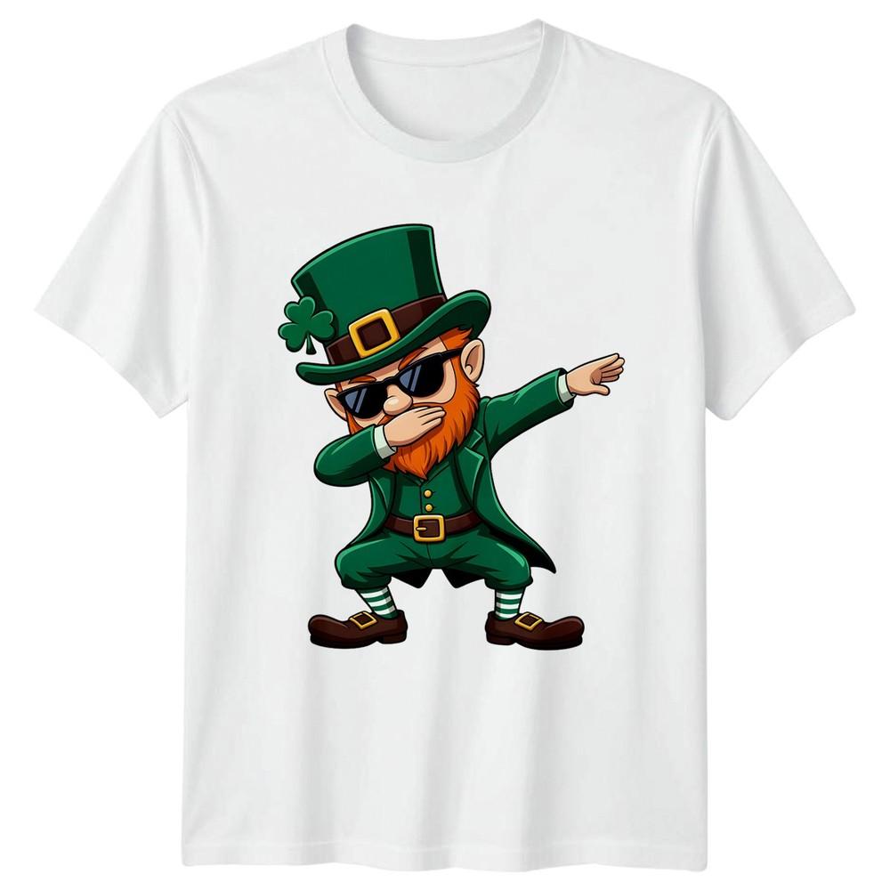 Dabbing Leprechaun St Patricks Day TShirt Irish Humor St Paddys Gift For Him S