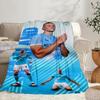 Haaland Tragbare Decke/Weiche Decke Bettwäsche Decke Geeignet für Reisen Camping Wohnzimmer Büros Sofas Fan Geschenke