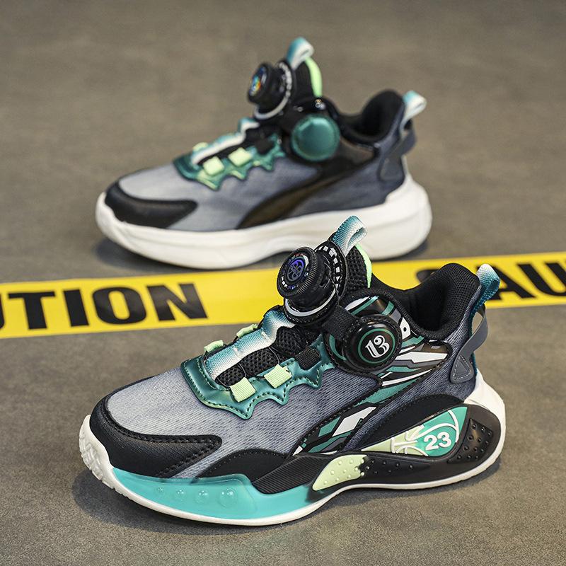 

Мальчиковые спортивные кроссовки для детей старшего возраста, подростков, студентов, детские баскетбольные кроссовки, осень 2025, новые дышащие сетчатые модели для весны и осени 41