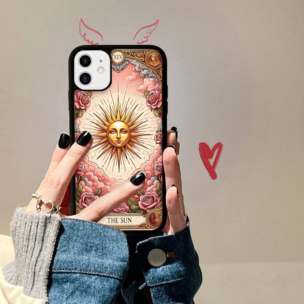 

Divination Tools T-tarot Cards Phone Case For IPhone 17 16 Pro Max Air 13 12 Mini 14 15 Plus 11 PC+TPU Back Cover iPhone 15 pro