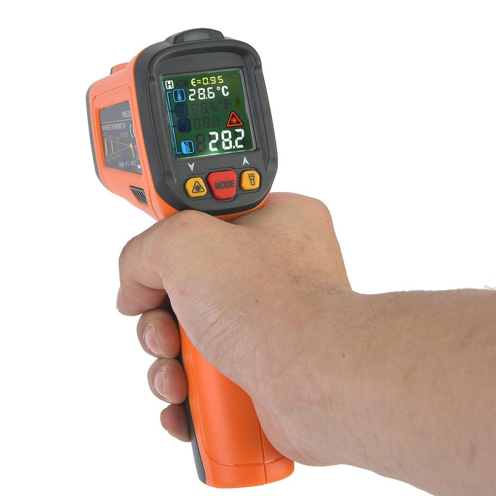PM6530D High Precision NO Contact Digital Infrared Thermometer  50C 800 Celsius    58 1472  Fahrenheit