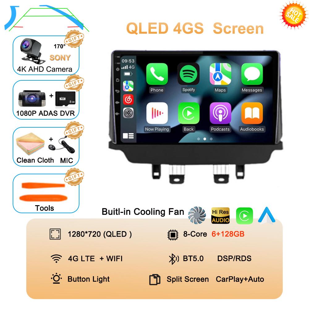 Car Radio Android 14 For Mazda CX-3 CX3 Mazda 2 DK 2014 - 2021 Multimedia Video Player QLED GPS Navigation Wireless Carplay Auto