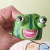 1/2/3 Stück Popping Eye Wassermelone Quetschspielzeug Angst Stressabbau Wassermelone Kneten Sensorisches Spielzeug Weicher Stressball Cartoon Frucht Fidget