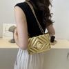 2025 summer new popular fashion casual shoulder bag simple striped oblique span bag casual retro small square bag women