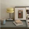 Egg Tart Shaped Table Lamp, Soft Light, Wide Applicability, USB Desk Lamp for Office Girls (Beige)
