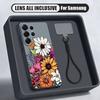 INS Sunflower Print Case For Samsung S26 Ultra S25 FE S24 S24 Plus A57 A37 A17 A56 A36 A16 A55 A35 A15 A54 5G Hybrid Magnetic Matte Cover