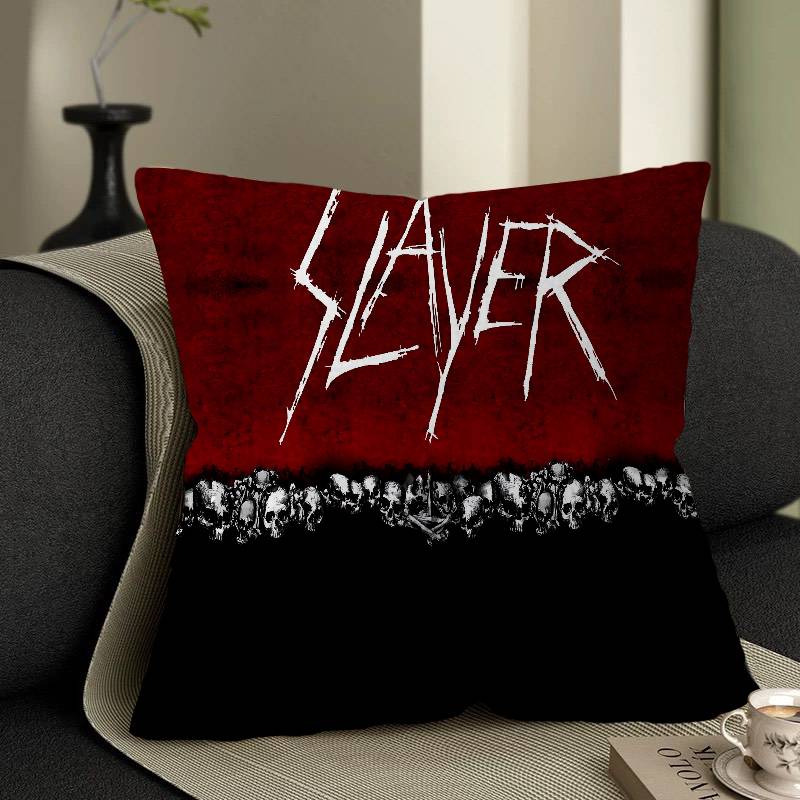 Band S-Slayer K-Kerry King 45*45cm Cushion Cover Pillow Cover Decor Pillowcase Home Pillowcase for Couch Pillow