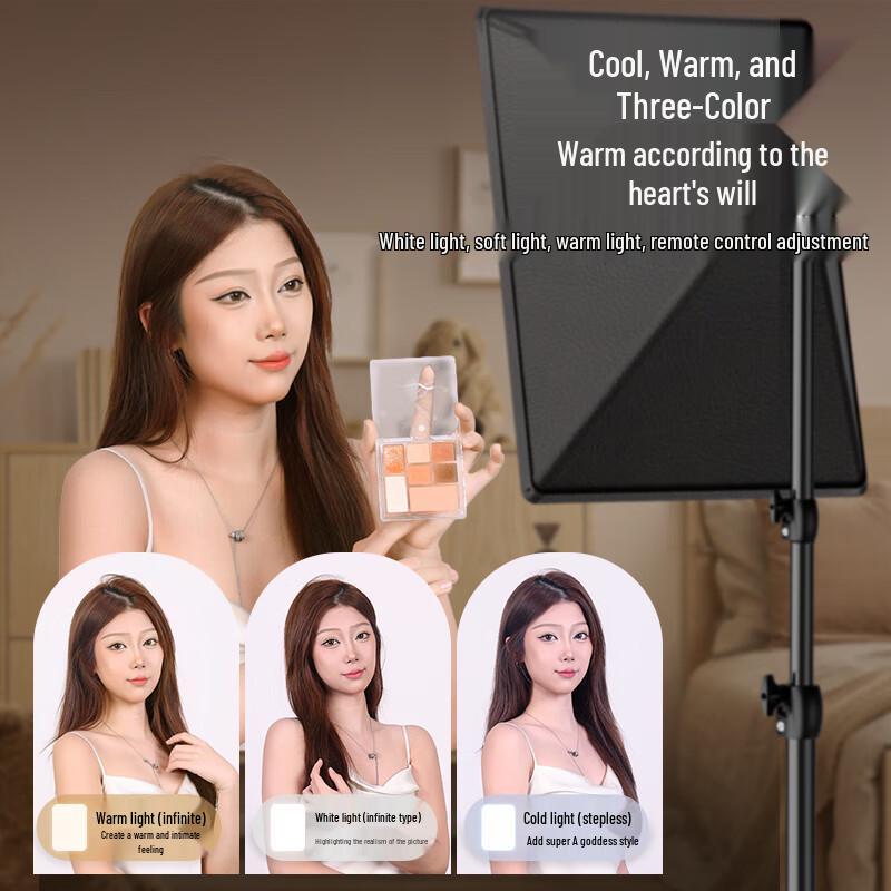 LED Photography & Live Stream Softbox Fill Light Kit