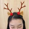 Stylish Mori Girl Antler Christmas Headband in Transparent Girly Design