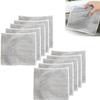 10pcs Thickened Steel Wire Cleaning Cloth Non-Scratch Double-layer Iron Microfiber Mesh Dishrag Washing Pot Rags Kitchen Towels