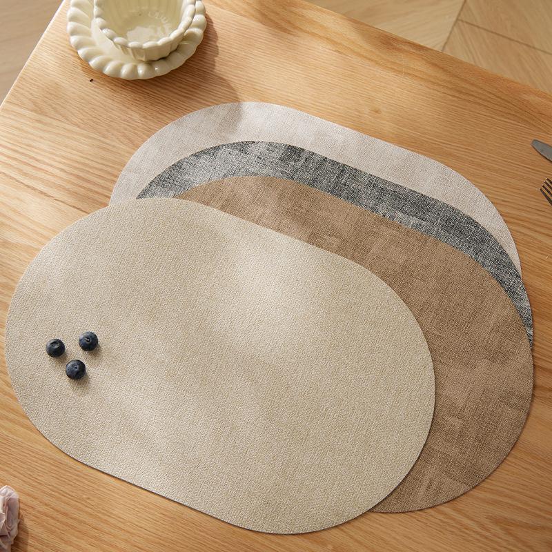 Premium Heat-Resistant Dining Table PVC Placemat Cup Coaster Tea Cup Mat Bowl Mat Anti-Scald Table Protector Home Use