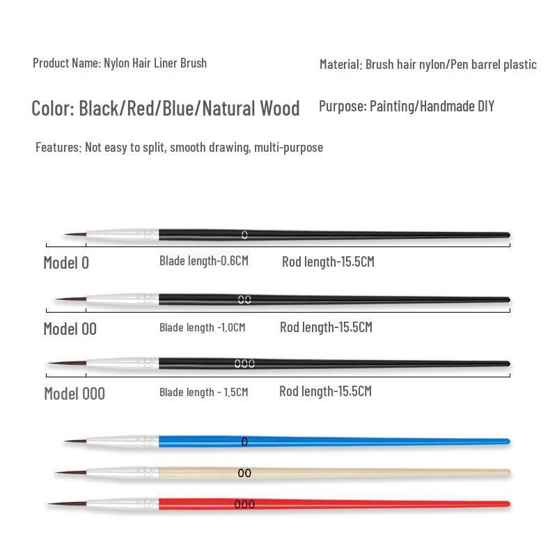 Digital Oil Painting & Coloring Brush Set for Acrylic, Gouache, and Kindergarten Use