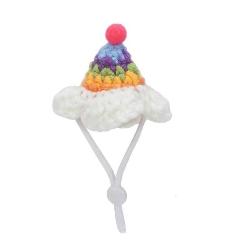 Pălărie Animal de Companie Mică Tricotată Manual Pălărie Hamster Chipmunk Cobai Jucărie Hamster Consumabile Animale