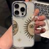 Tarot Wind Moon Star Pattern Phone Case For Iphone 17 15 14 13 Pro Max 11 12  Max 7 8 Plus  Stylish Shockproof Soft Coque Cover