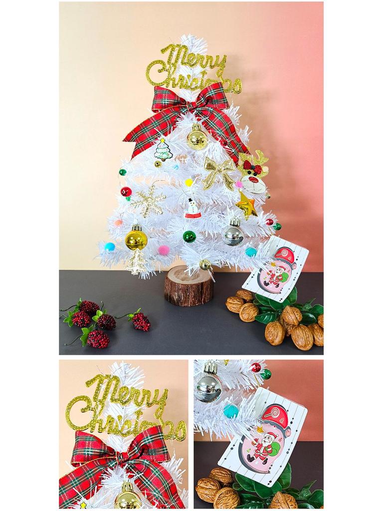 DIY Christmas Tree Decoration Kit for Kids - Handmade Tabletop Ornament Gift for Friends