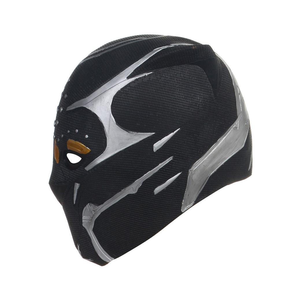 Marvel Black Panther Mask With Latex Material For Cosplay And Costume Parties