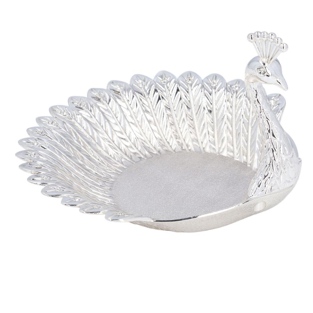 Swan Shape Candy Tray Multifunctional Storage Bowl Elegant Snack Plate Home Decoration