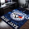 Blue Jays Logo Rug Office Carpet Non-Slip Mat, Chair Rug Floor Covering for Gaming, Bedroom, Living Room , Home Decor Christmas Gift