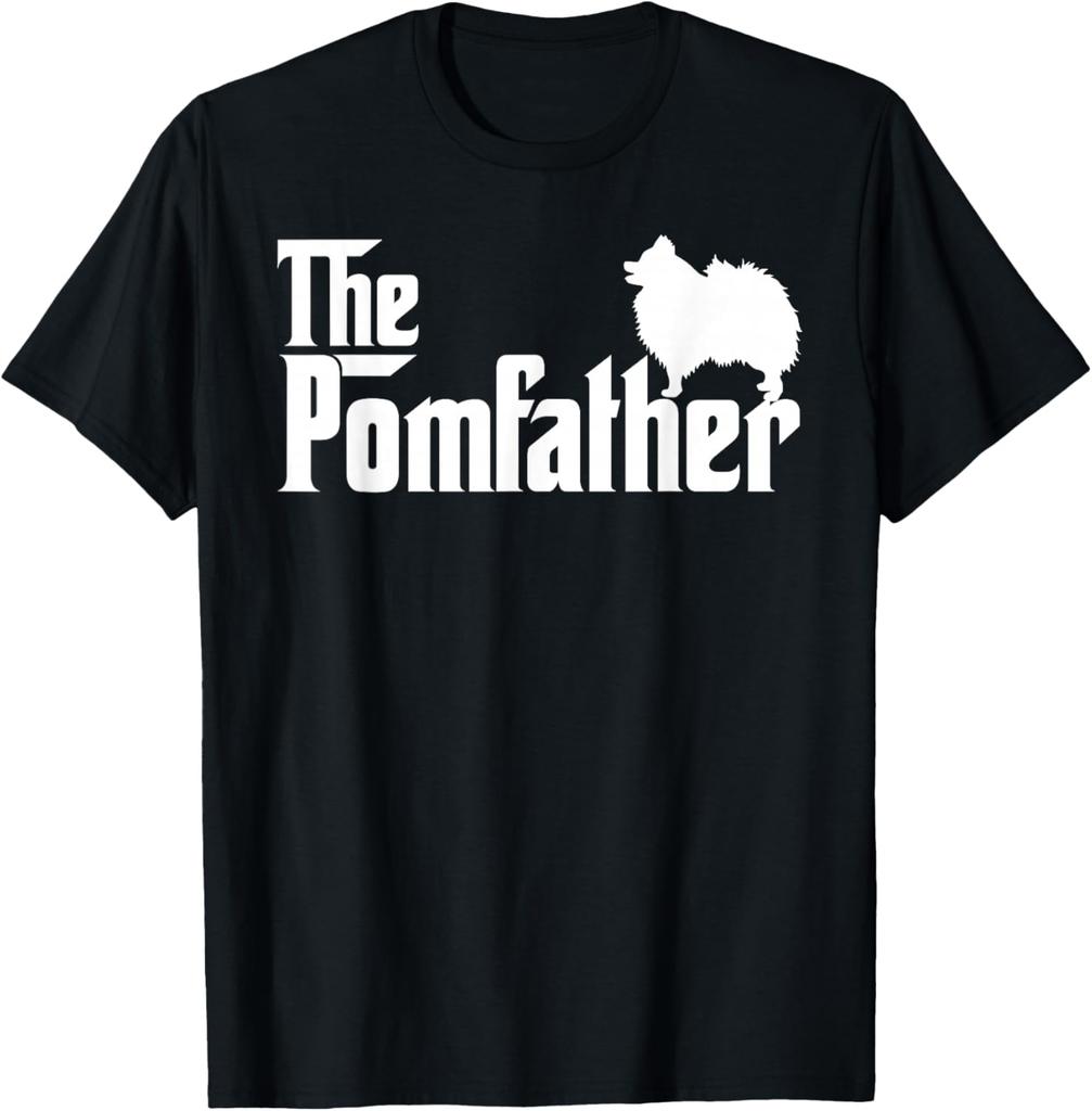 The Pomfather Pomeranian Dog Lover Mens Graphic Tee Short Sleeve Cotton Casual TShirt