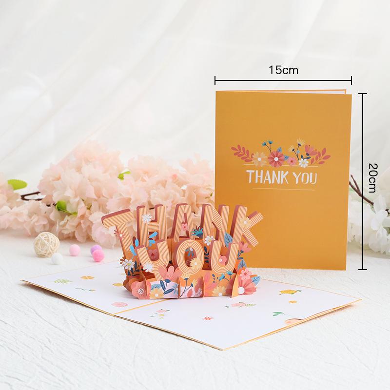 Popular 3D Handmade Christmas Bouquet Greeting Card