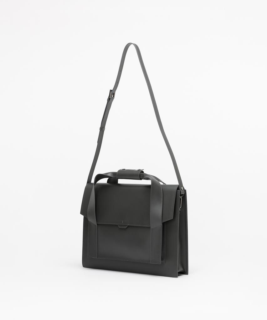 Bedford11Th Polygon Satchel Ceo Bag Gray