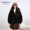 MARK FAIRWHALE Women's 2025 Hooded Short Puffer Down Jacket