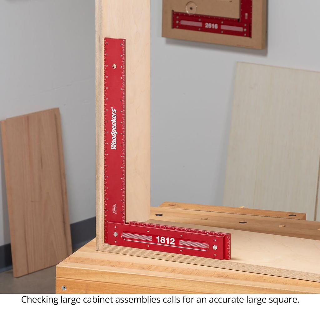 Precision woodworking square 450mm with case