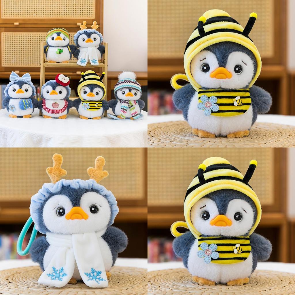 Plush Penguin Doll With Soft Short Pile Fabric For Kids Baby Gift And Room Decor