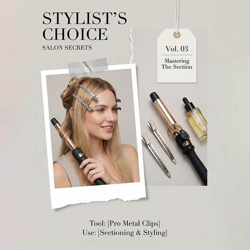 10 Stück/20 Stück/30 Stück/50 Stück Metall Haar-Sektionierklammern Set, Pin-Lockenklammern für Damen Schnabelklammer, Haarprodukte und Zubehör